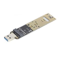 4767 M.2 NVME SSD To USB 3.0 Pci-e Express M-Key Çevirici Dönüştürücü Adaptör Kutusu içi