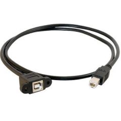 Usb Printer Yazıcı Panel Tipi Vida Girişli Bağlantı Kablosu 50cm