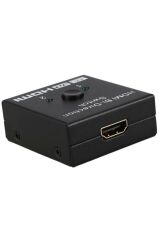 2 Port Çift Yönlü Hdmi Switch Splitter Ekran Monitör Çoklayıcı Çoğaltıcı