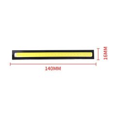 Lamba Cob Led 2 Adet Beyaz Tp Gündüz Farı Ledi 14 x 1,5 cm