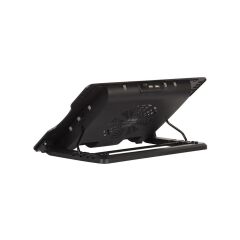 Ergostand Yükseklik Ayarlı 14 CM Fan Led`li Notebook Soğutucu