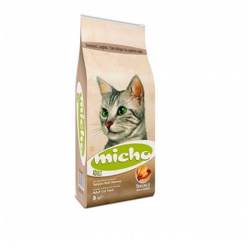 Micho Cat Tavuklu (Hamsi ve Pirinç eşliğinde) Kedi Maması