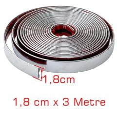 18 mm 3 Metre Nikelajlı Krom Çita