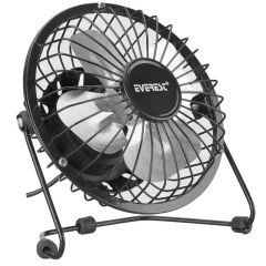 Everest Masaüstü Metal Si̇yah Fan