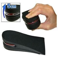 Hava Yastıklı Tabanlık (5 CM) (SİYAH)