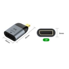 Type C To Displayport Kablo Ucu Dp Mini Çevirici Dönüştürücü Adaptör
