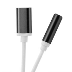 Type C To 3.5mm Stereo Kulaklık Şarj Çevirici Dönüştürücü Adaptör