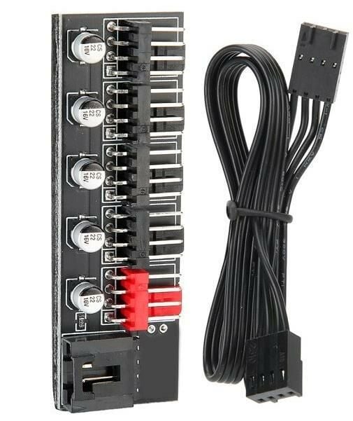 Fan Çoklayıcı 5 Port Y PWM Splitter 4 pin Hub Cpu Kablo Çoğaltıcı