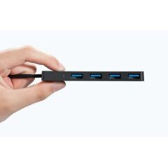 Type-C To Usb 3.0 4 Port Usb Çoklayıcı Hub Süper Slim 5 Gbps Hız