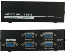 4 Port Vga Splitter Switch Çoklayıcı Çoğaltıcı Çoklu Ekran