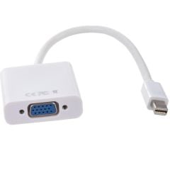 4689 Mini Displayport to VGA Çevirici Dönüştürücü Macbook Adaptör Kablosu