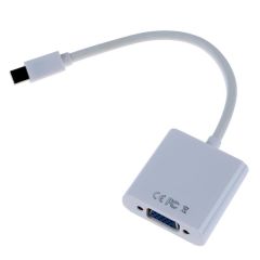 4689 Mini Displayport to VGA Çevirici Dönüştürücü Macbook Adaptör Kablosu