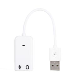 Harici Kablolu 7.1 Usb Ses Kartı 3.5mm Mikrofon Çevirici Dönüştürücü Adaptör
