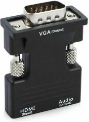 Ses Destekli Hdmi To Vga Monitör Çevirici Dönüştürücü Adaptör 5 Adet