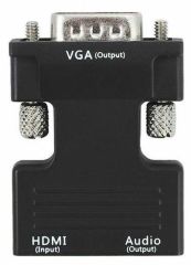 Ses Destekli Hdmi To Vga Monitör Çevirici Dönüştürücü Adaptör 5 Adet