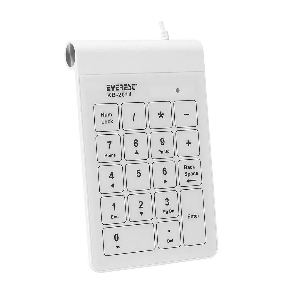 USB DOKUNMATİK NUMERİK STANDART Beyaz KLAVYE