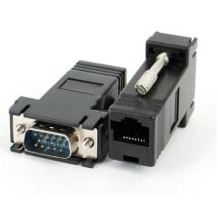 Rj45 Vga Ekleme Ek 30 Metre Uzatıcı Cat5/6 Monitör Extender - 2 Adet