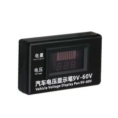 9-60V OTOMOTİV LCD DİJİTAL DEVRE TEST CİHAZI GERİLİM ÖLÇER.