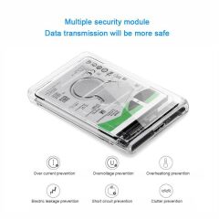 2.5'' USB 3.0 Harici SSD Harddisk Şeffaf Taşınabilir HDD Kutusu
