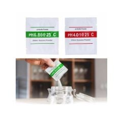 250 Ml Ph Tampon Çözelti Tozu Ph Test Ölçüm Cihazı Tedbir Kalibrasyon 4.01 6.86