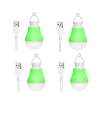 4 Adet 5 Volt - 5 Watt 1 Metre Usb Kablolu Beyaz Led Ampul