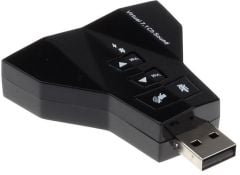 7 Kanal Mikrofon Destekli Çift Girişli Çevirici Harici Usb Ses Kartı