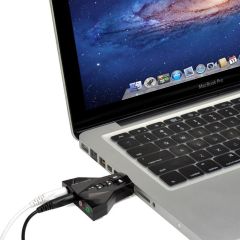 7 Kanal Mikrofon Destekli Çift Girişli Çevirici Harici Usb Ses Kartı