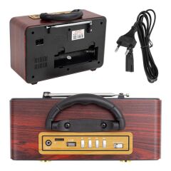 Mv-115bt Usb/sd/fm/bluetooth Destekli̇ Nostalji̇k Radyo
