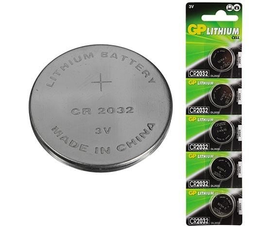 Gp Cr2032 3 Volt Li̇tyum Para Pi̇l * Gpcr2032-2cpu5 (Gppbl2032188)(5'li̇ Paket)