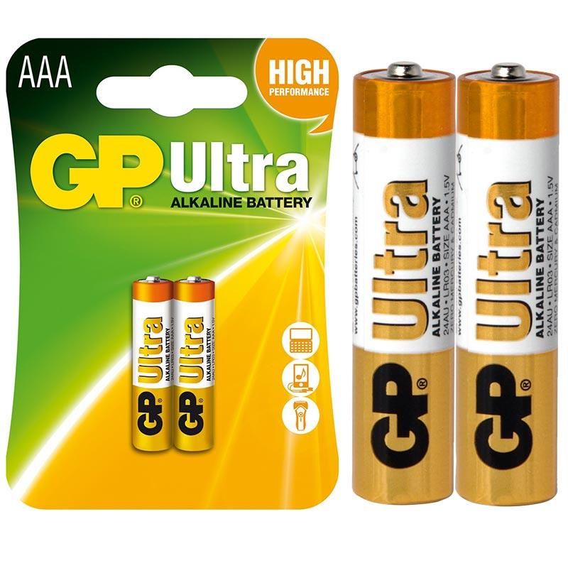 GP 24AU-2U2 ALKALİN İNCE KALEM PİL (2'Lİ PAKET FİYATI)