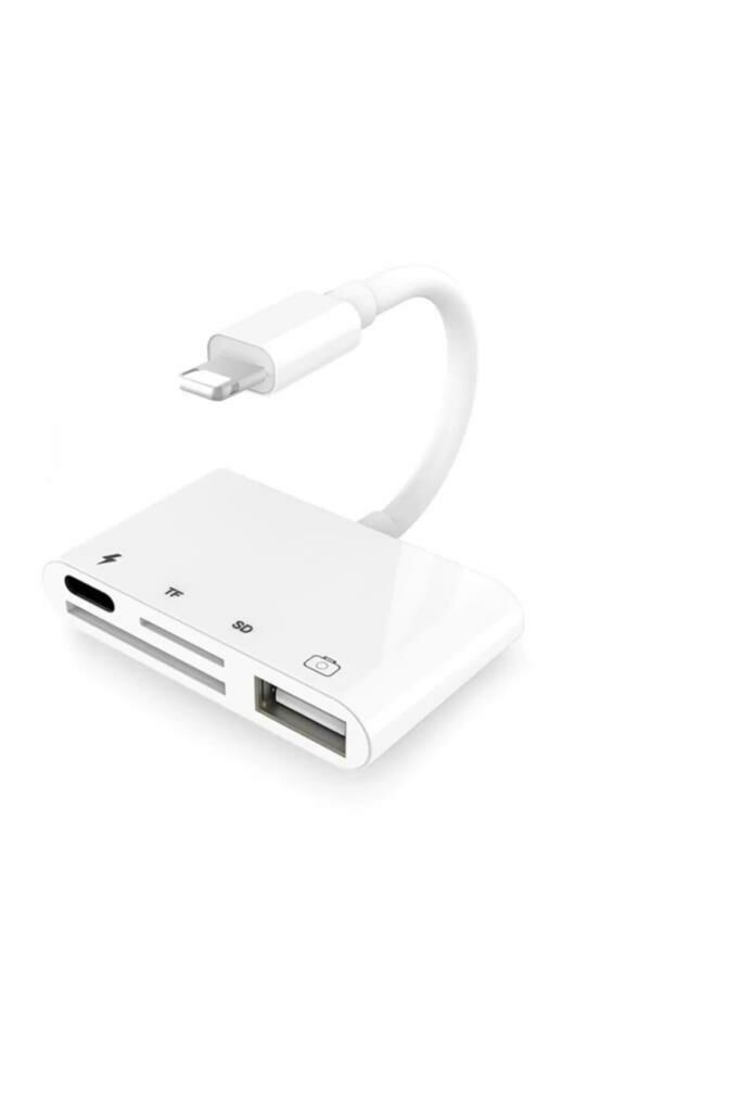 Apple Lightning To Usb Lightning Micro Sd Tf Kart Okuyucu Çevirici Dönüştürücü Adaptör