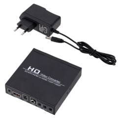 Adaptörlü Scart-hdmi To Hdmi Çevi̇ri̇ci̇ Dönüştürücü Konvertör