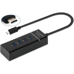 USB Type C To 4 Port USB 3.0 Çevirici Hub Çoklayıcı Type-C