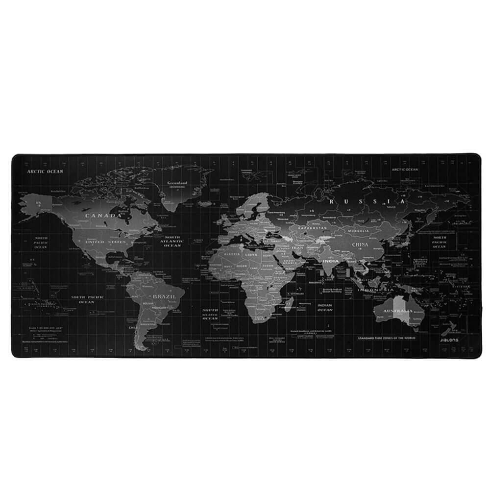 Dünya Atlası XL Büyük Boy Oyuncu Gamer Gaming Mouse Pad Kaydırmaz Taban 90X30 Cm