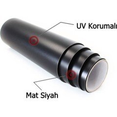 Mat Siyah Folyo 122 cm x 2 Metre