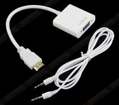 HDMI TO VGA SES AKTARIM DAHİL - HDMI TO VGA ÇEVİRİCİ DÖNÜŞTÜRÜCÜ