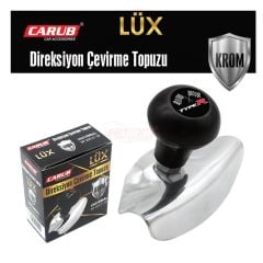 Carub Direksiyon Çevirme Topuzu Armalı Lüks Krom