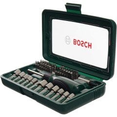 Bosch 46 Parça Cırcır Tornavidalı Vidalama ve Lokma Uçlu Aksesuar Seti