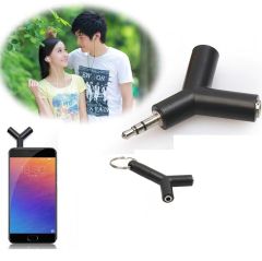 3.5mm Kulaklık Stereo Çoklayıcı Çoğaltıcı Switch Splitter Anahtarlık Adaptör
