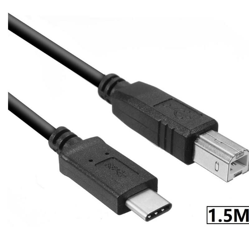 Type C To Usb Printer Yazıcı Tarayıcı Ara Bağlantı Kablosu 1.5Metre