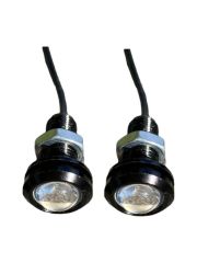 Lamba12V Ayna altı Kartal Göz 23mm Buz Mavi