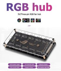 Argb Rgb Led 3 Pin 11 Port 5V Sata Power Güç Fan Çoklayıcır Şerit Hub Kablo Splitter