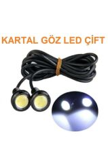 Ayna Altı Beyaz Led Kartal Gözü Gündüz Farı Eagle Led Civatalı