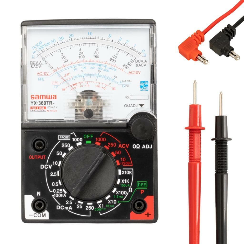 Analog Multimetre – Gerilim, Akım, Direnç Ölçer Profesyonel Avometre