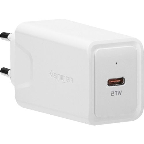 Spigen SteadiBoost 27W Hızlı Şarj Cihazı USB-C PD 3.0 (Power Delivery) iPhone Uyumlu Şarj Adaptörü F210 - 000CA26477