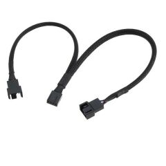 5025 Fan Çoklayıcı 2 Port Y Pwm 4 Pin Splitter Çoklayıcı Switch Kablosu