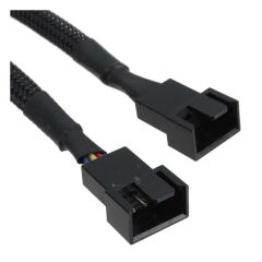 5025 Fan Çoklayıcı 2 Port Y Pwm 4 Pin Splitter Çoklayıcı Switch Kablosu