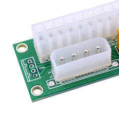 4326 Power Supply Güç Kaynağı Atx Dual Psu 24+4 pin Fan Çoklayıcı
