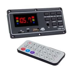 USB/SD/MIC/AUX/BLUETOOTH KUMANDALI EKRANLI OTO TEYP ÇEVİRİCİ DİJİTAL PLAYER BOARD