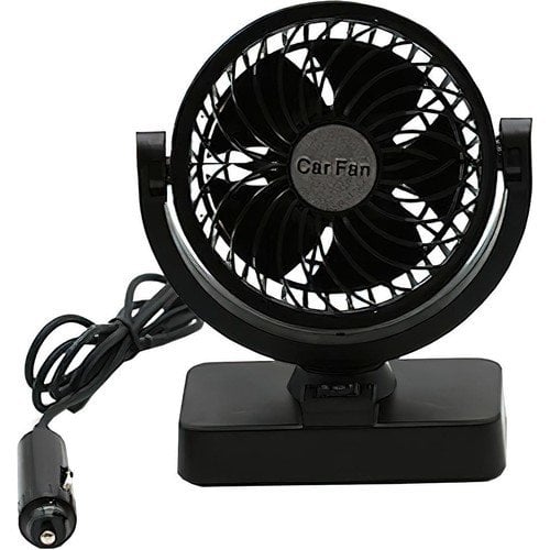 Carub Oto Vantilatör Torpido Üstü Çift Kademeli Ayarlı 12 Volt